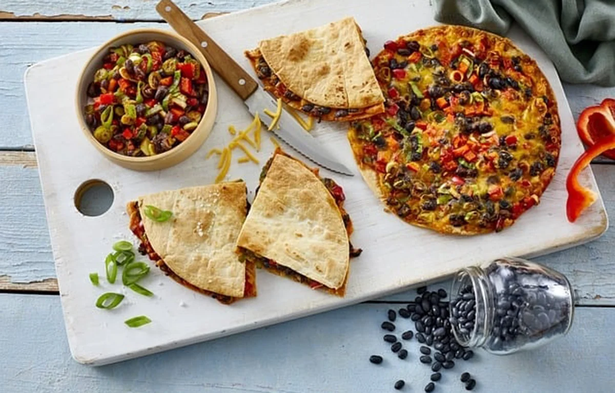 quesadilla, food, meal
