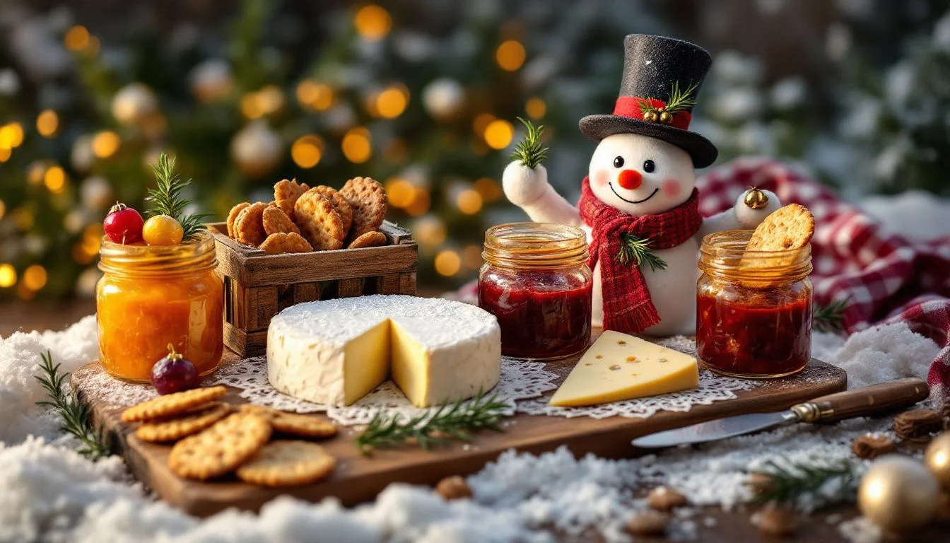 A step-by-step guide to assembling a holiday cheeseboard.