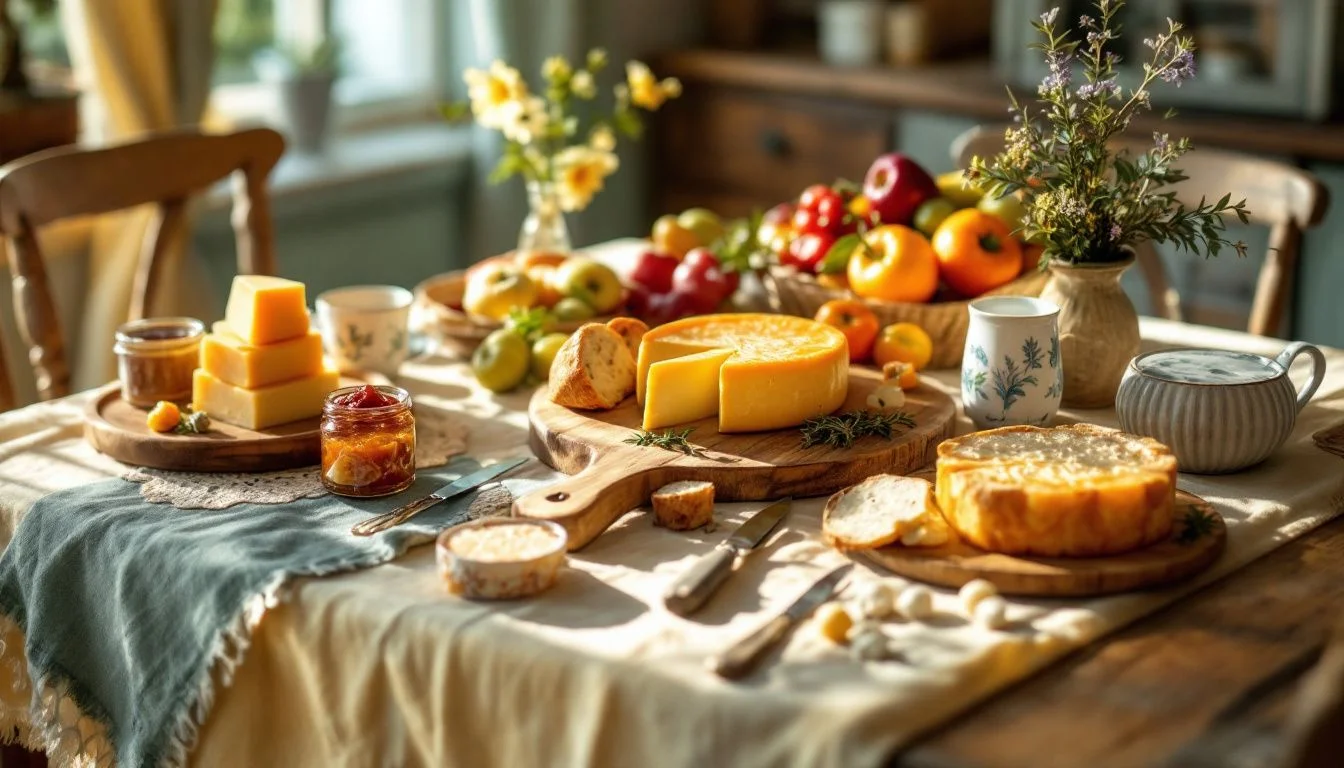 A selection of jellies and jams that pair perfectly with cheeses.